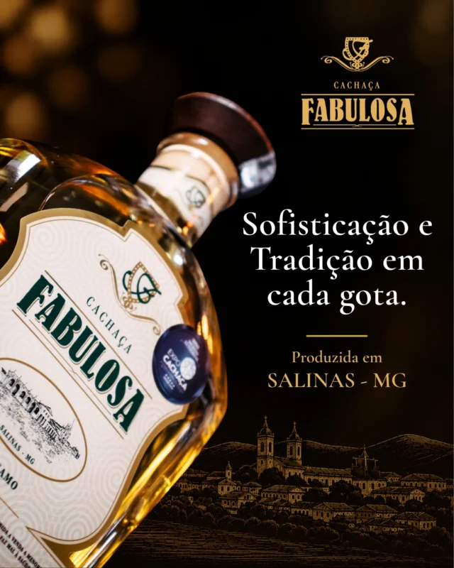 Sofisticação E Tradição Em Cada Gota.

Em Salinas, Minas Gerais, A Tradição Da Cachaça Encontra O Tempo E O Cuidado Em Cada Detalhe.

A Cachaça Fabulosa Nasce Dessa História, Com Diferentes Expressões E Envelhecimentos Que Revelam A Identidade E A Riqueza De Uma Das Grandes Terras Da Cachaça Brasileira.

Uma Tradição De Salinas Que Merece Ser Conhecida.

#Cachaçafabulosa #Cachaçademinas #Salinasmg #Cachaçamineira